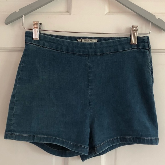 denim spandex shorts